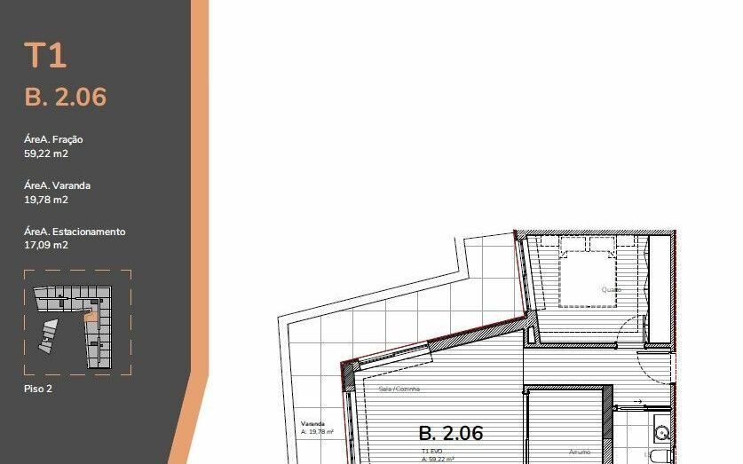 Apartamento T1 Mafamude Vila Nova de Gaia Porto GN/02300