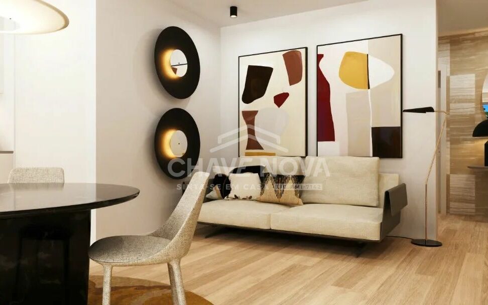 Apartamento T1 Canidelo Sala