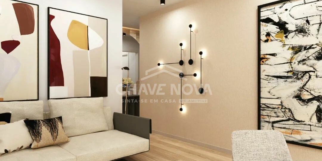 Apartamento T1 Canidelo Sala