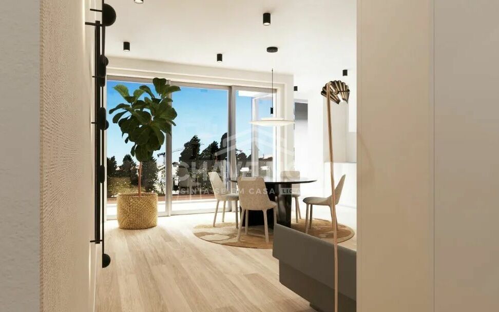 Apartamento T1 Canidelo Sala