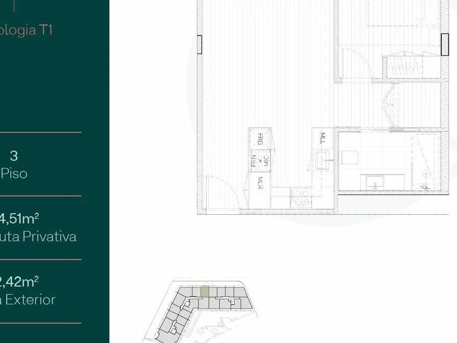 Apartamento T1 Coimbrões Vila Nova de Gaia Porto GN/02496