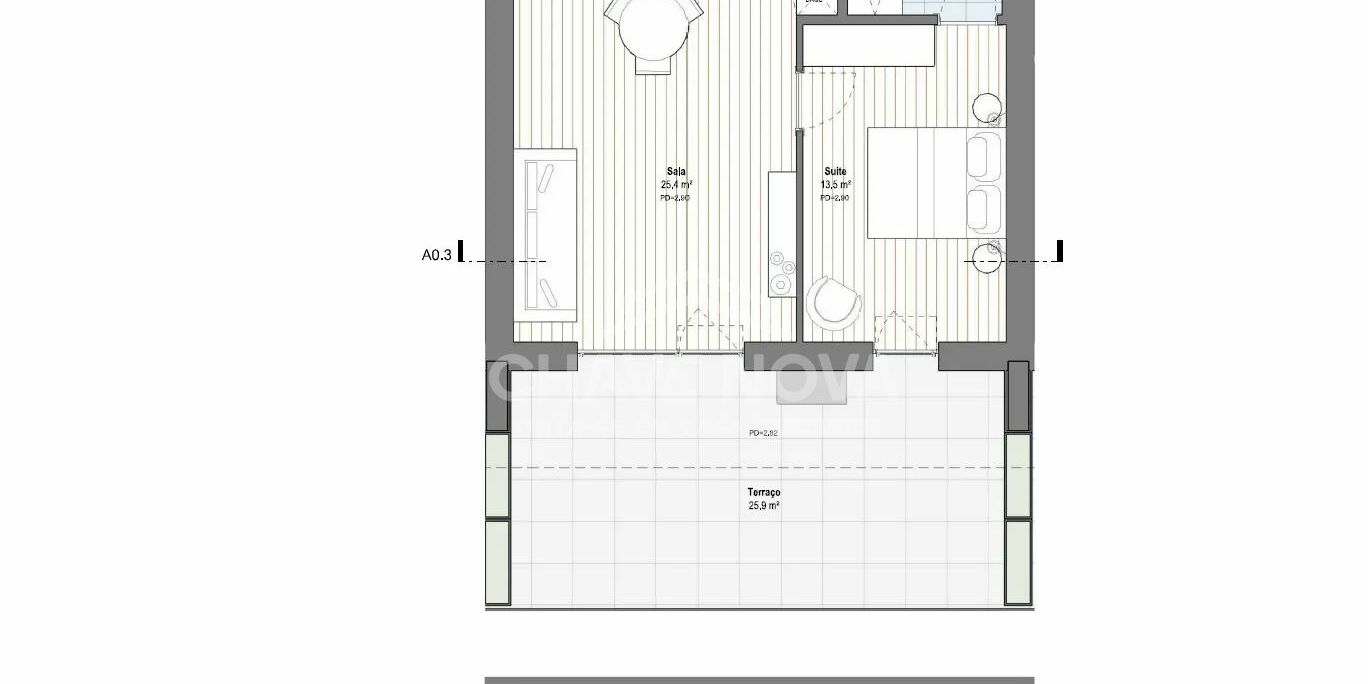 Apartamento T1 Matosinhos Porto GN/02436
