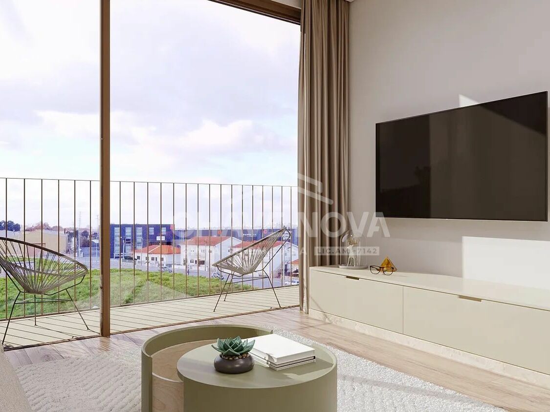 Apartamento T1 Oliveira do Douro Sala