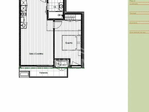 Apartamento T1 Oliveira do Douro Planta