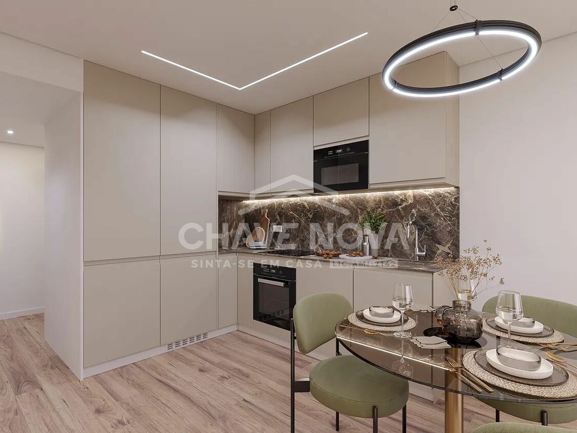 Apartamento T1 Oliveira do Douro Cozinha