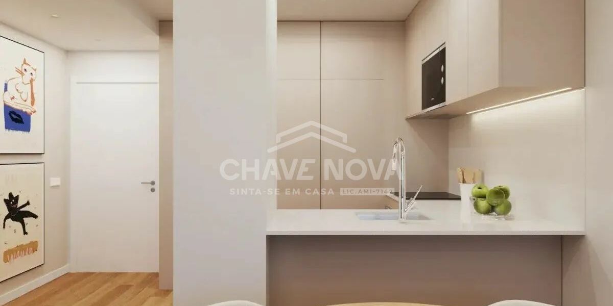 Apartamento T1 Santa Marinha Sala