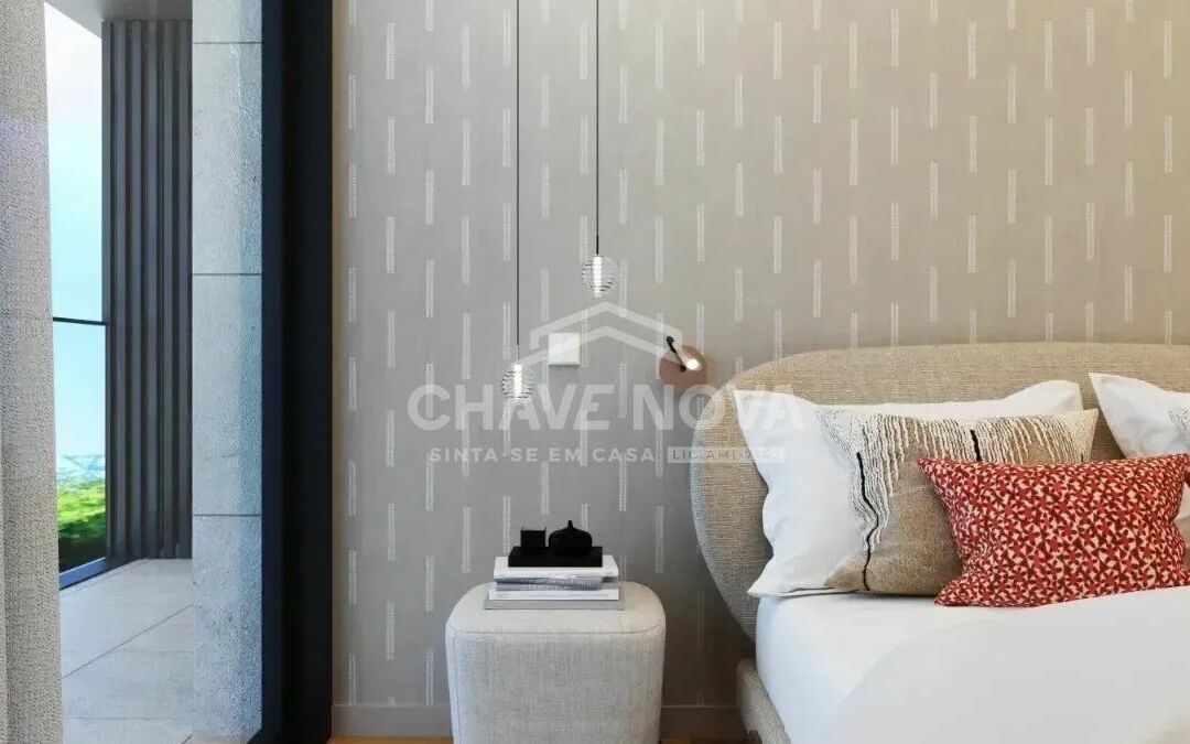 Apartamento T1 Santa Marinha Quarto