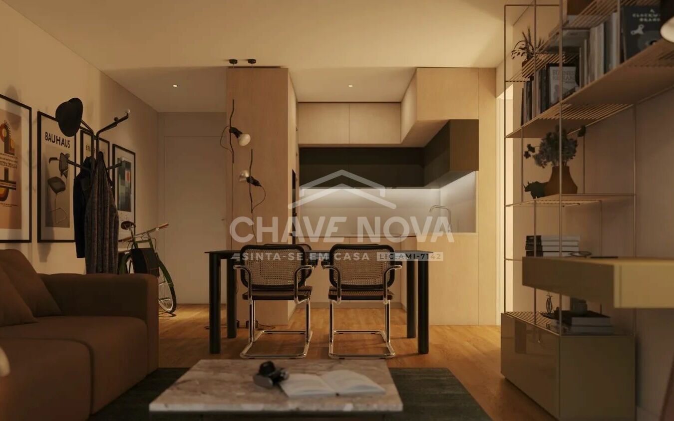 Apartamento T1 santa marinha sala