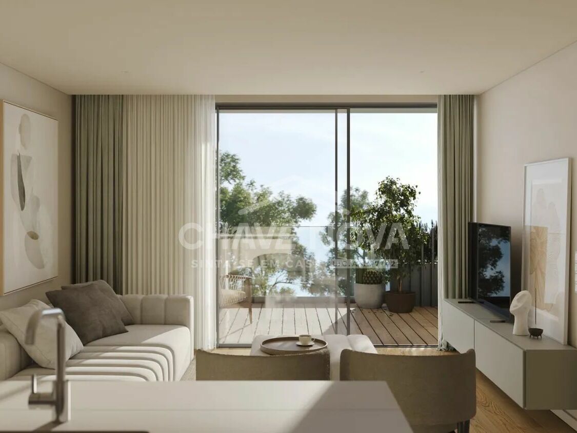 Apartamento T1 santa marinha sala