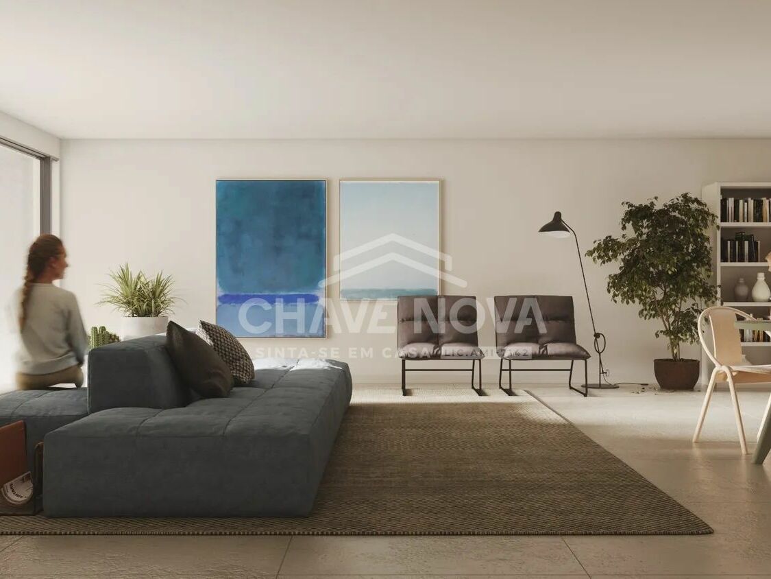 Apartamento T1 santa marinha Sala