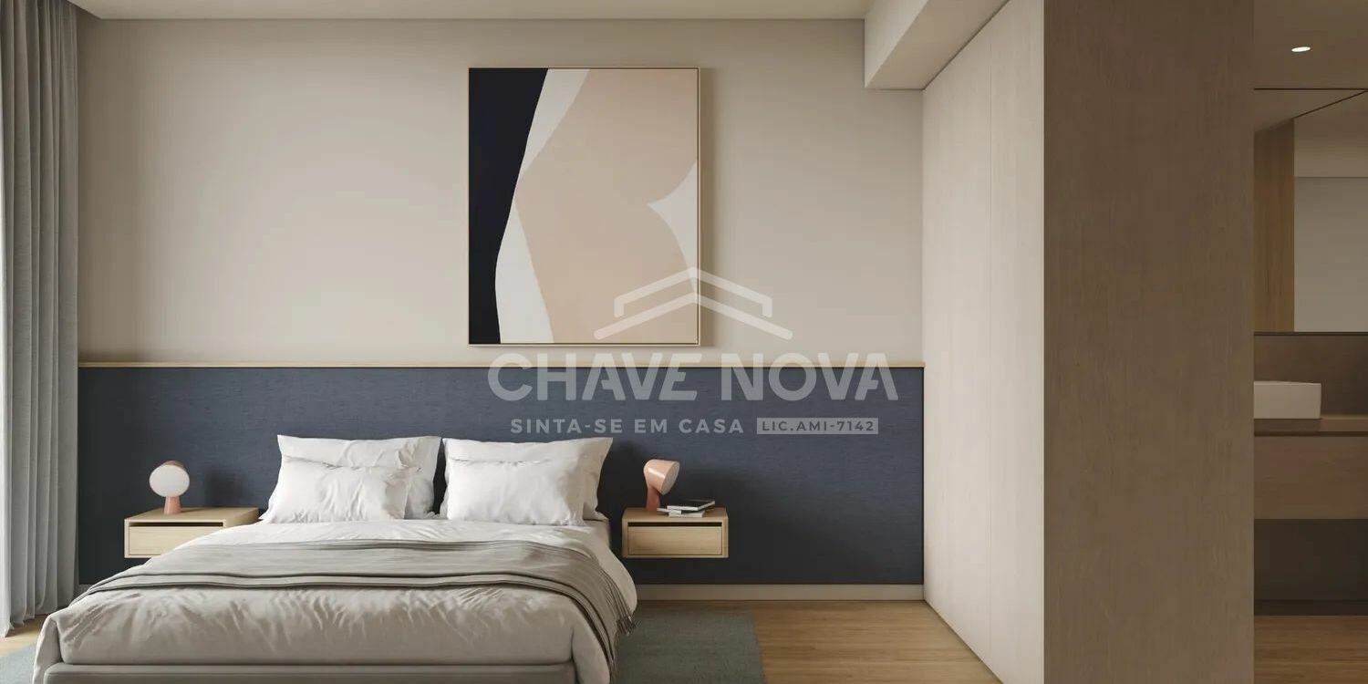 Apartamento T1 santa marinha quarto