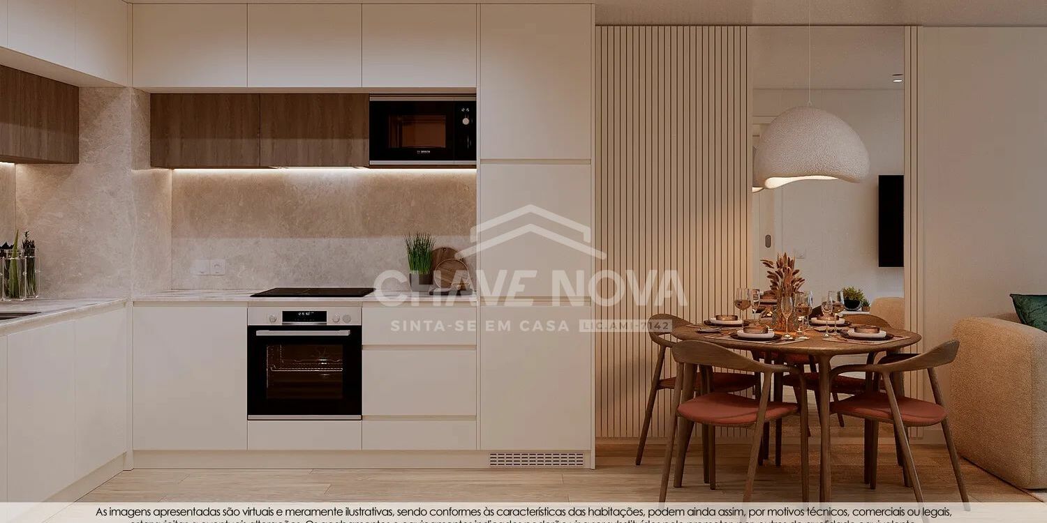 Apartamento T1+1 Mafamude HUB 172 Cozinha