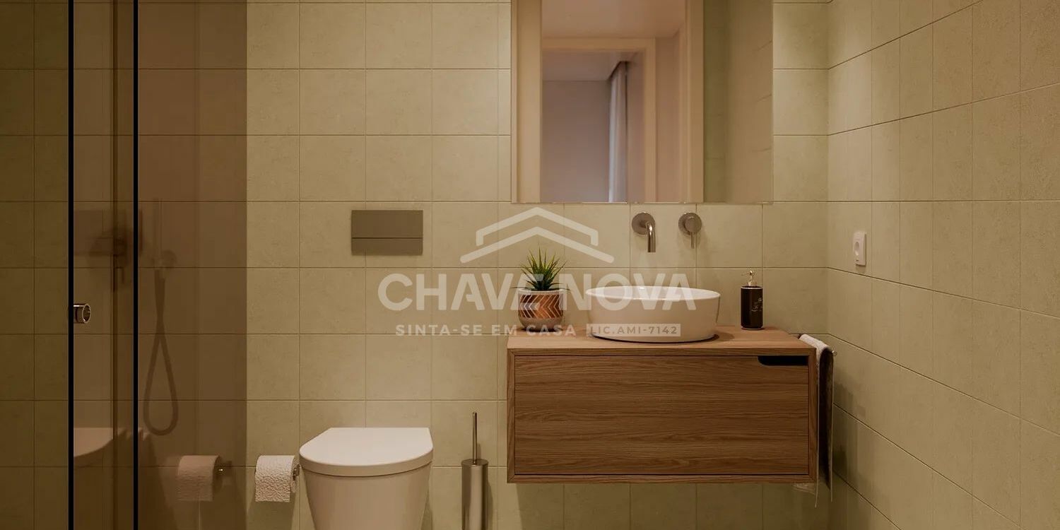 Apartamento T1+1 Mafamude HUB 172 Casa de Banho