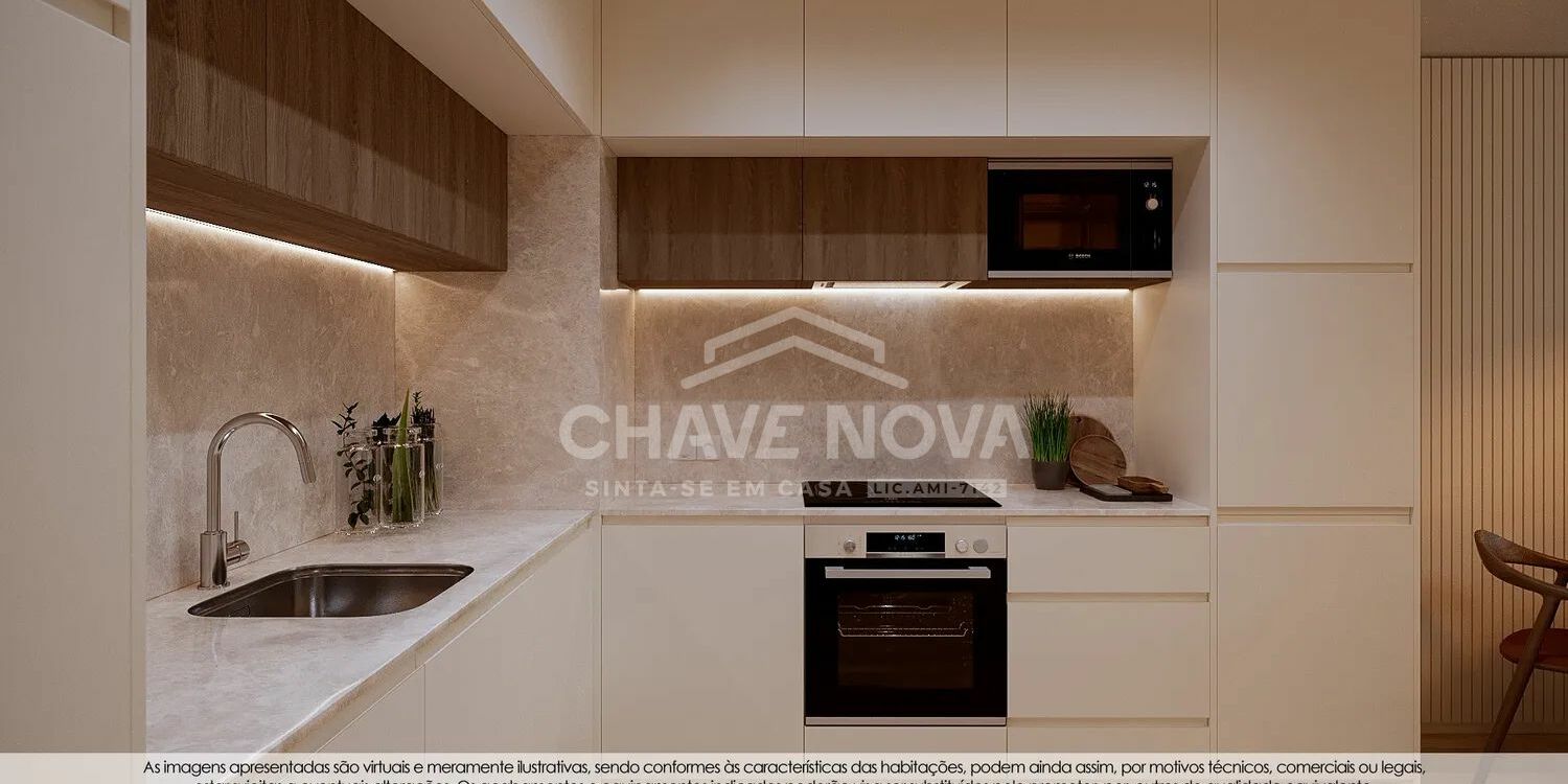 Apartamento T1+1 Mafamude HUB 172 Cozinha
