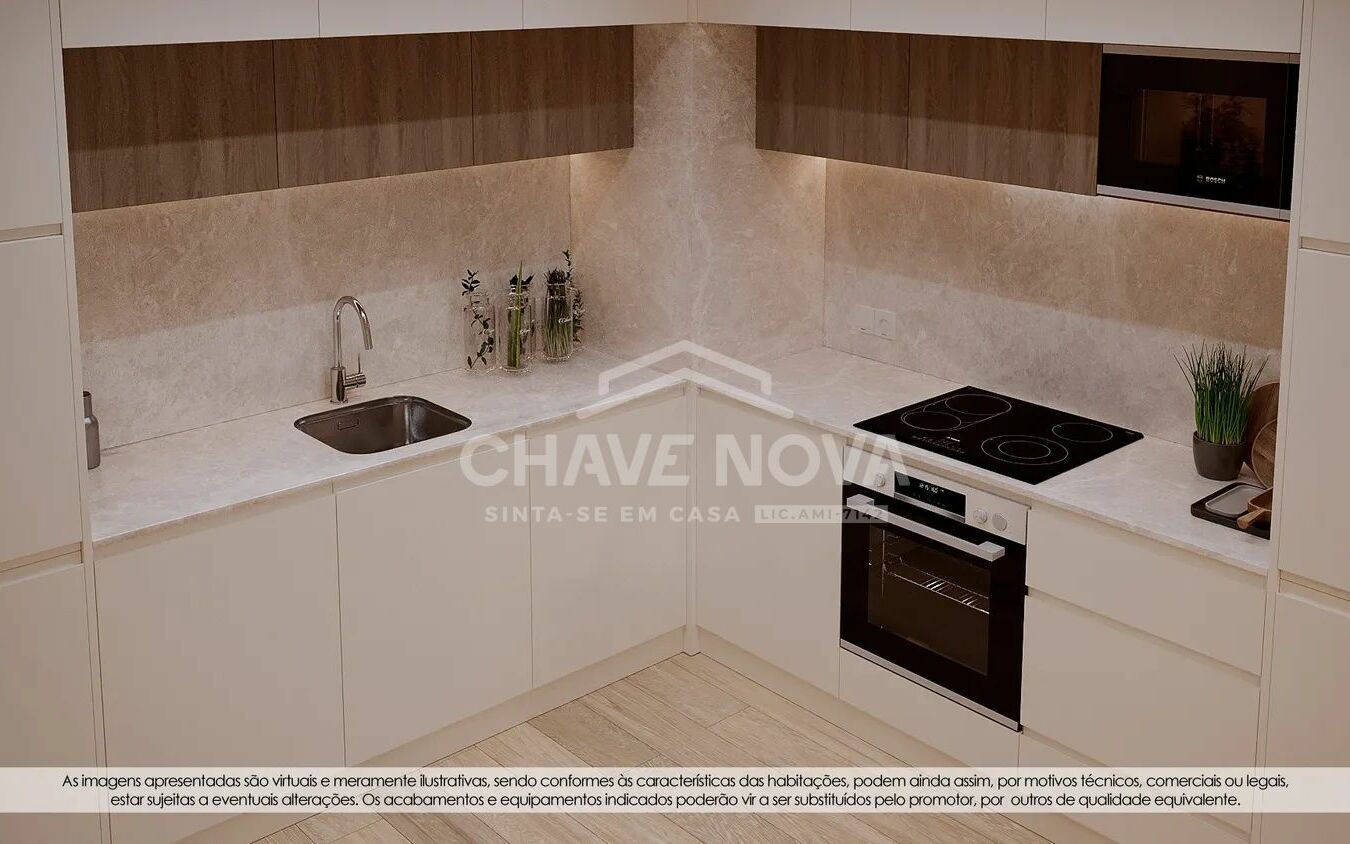 Apartamento T1+1 Mafamude HUB 172 Cozinha