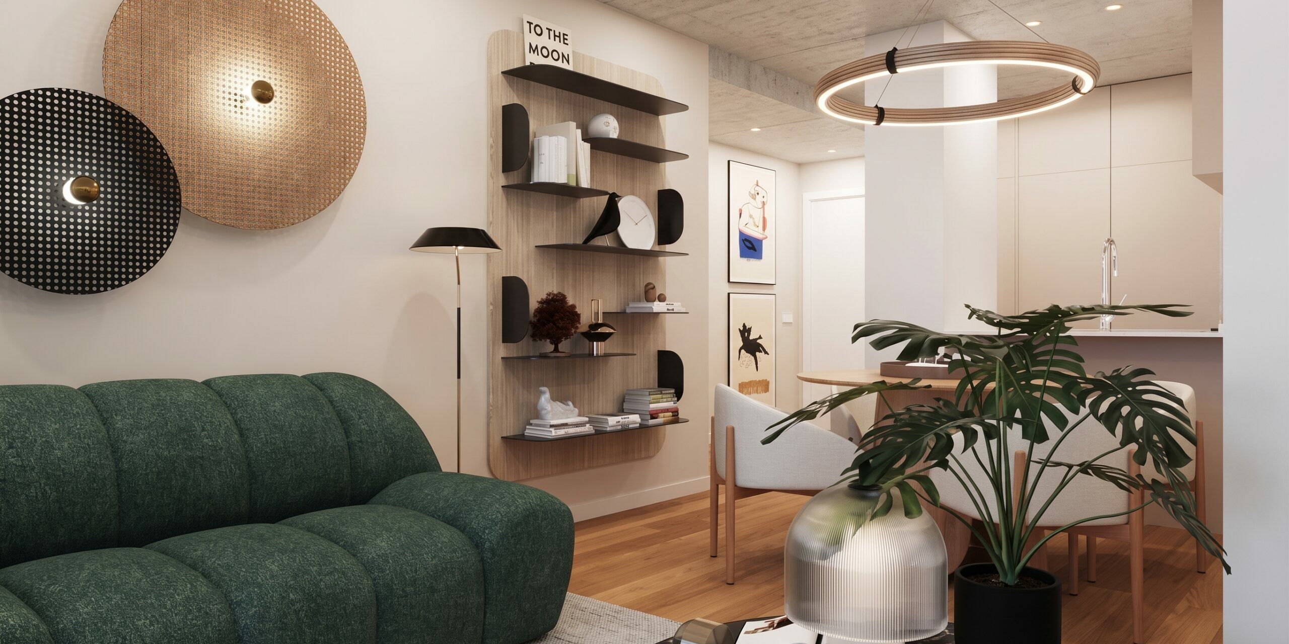 Apartamento T2 Novo Coimbrões chave nova gaia sala