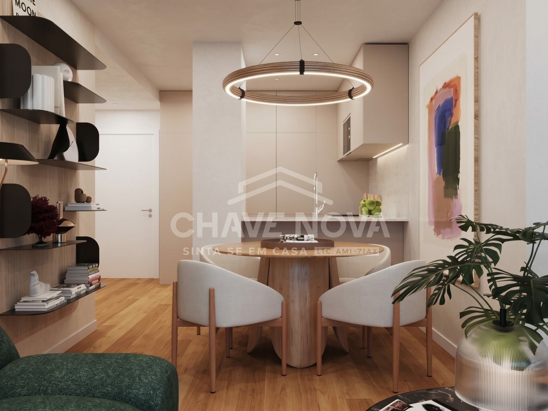 Apartamento T2 Novo Coimbrões chave nova gaia sala