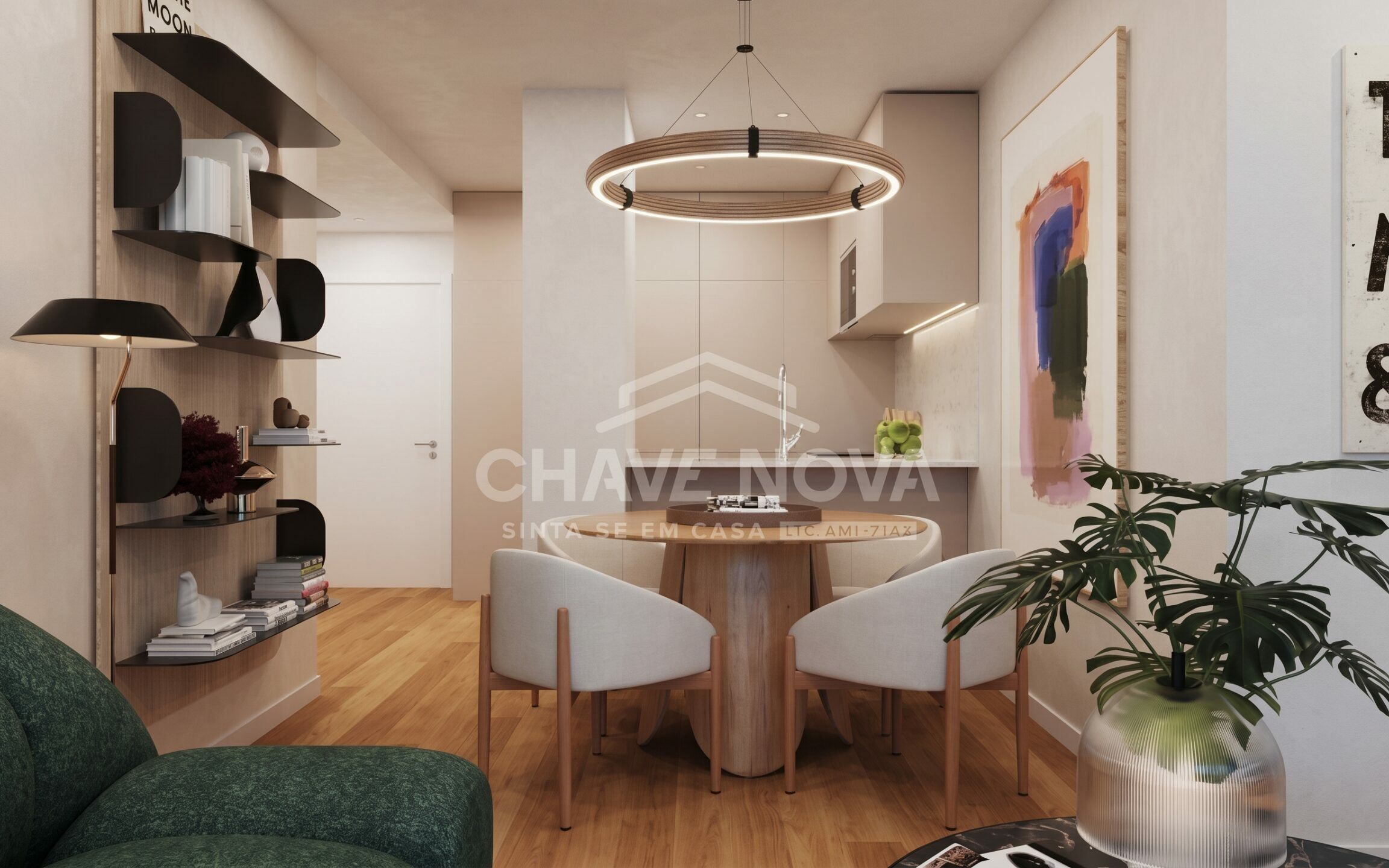 Apartamento T2 Novo Coimbrões chave nova gaia sala