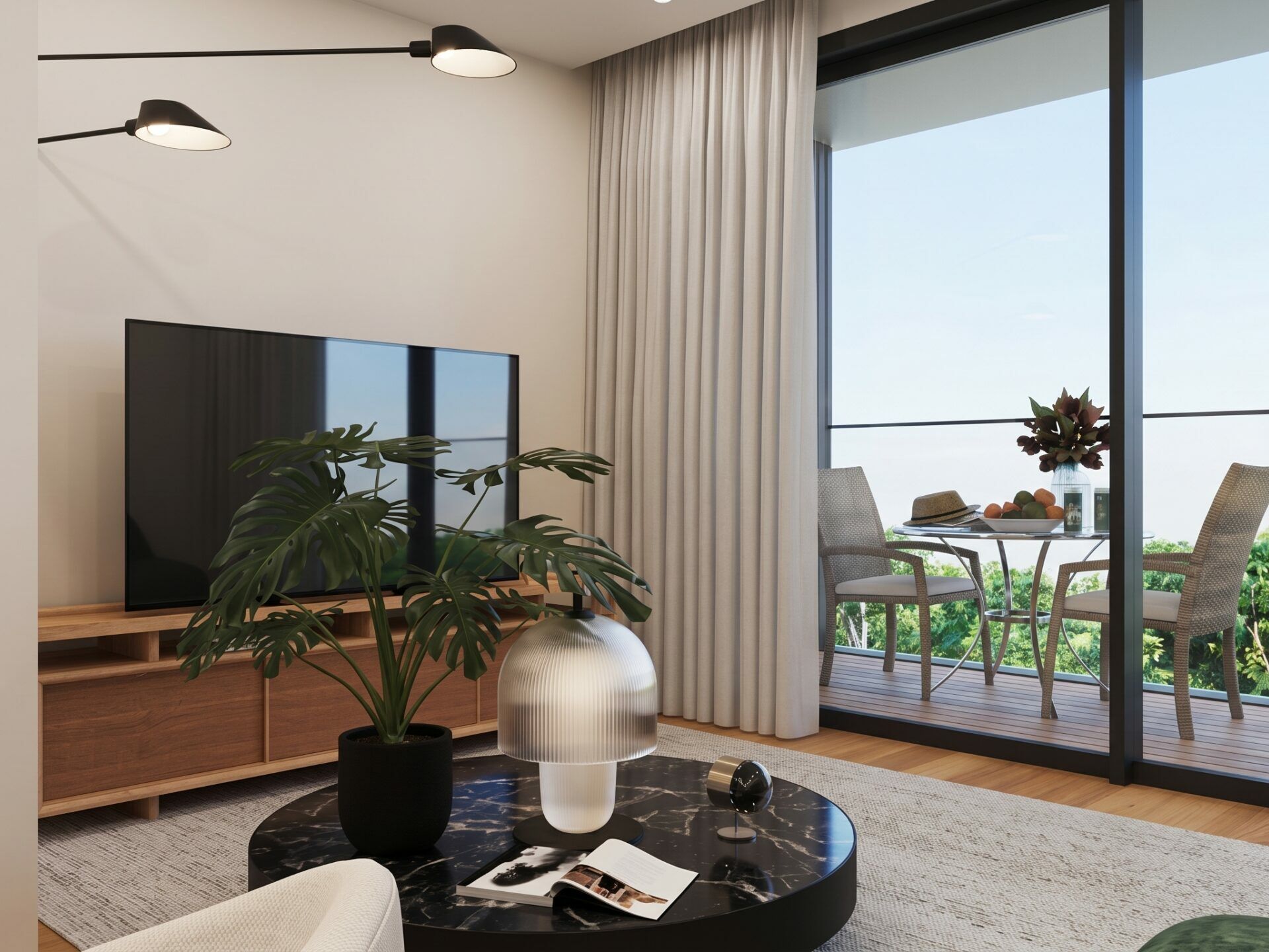 Apartamento T2 Novo Coimbrões chave nova gaia sala