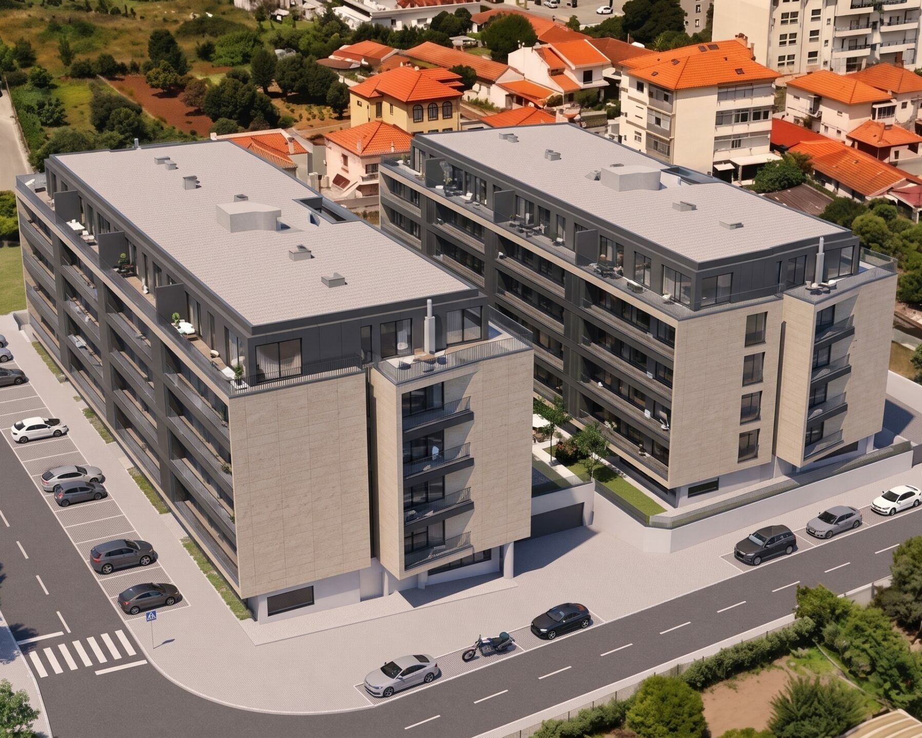 Apartamento T2 Novo Coimbrões chave nova gaia norte vista de fora