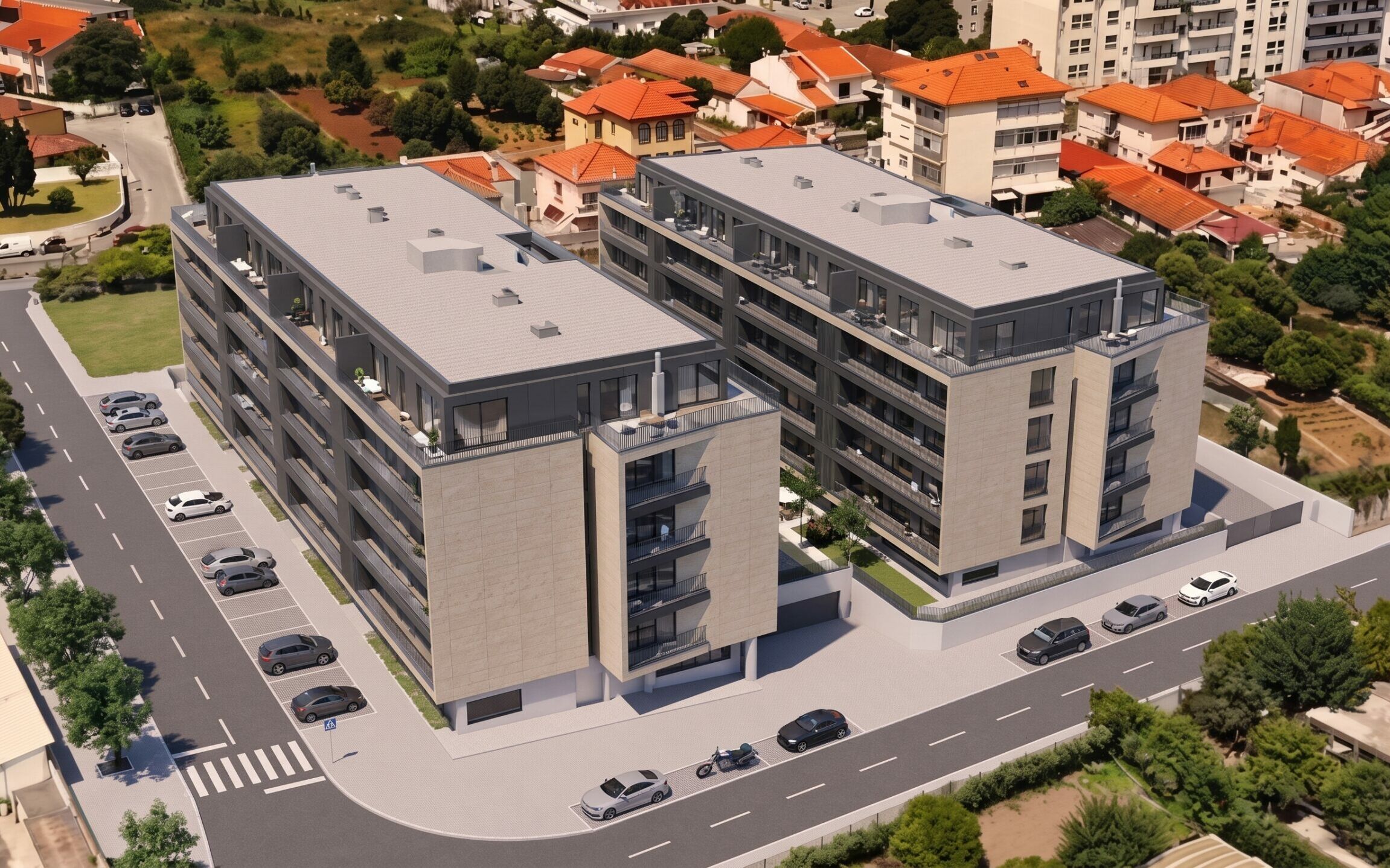 Apartamento T2 Novo Coimbrões chave nova gaia norte vista de fora