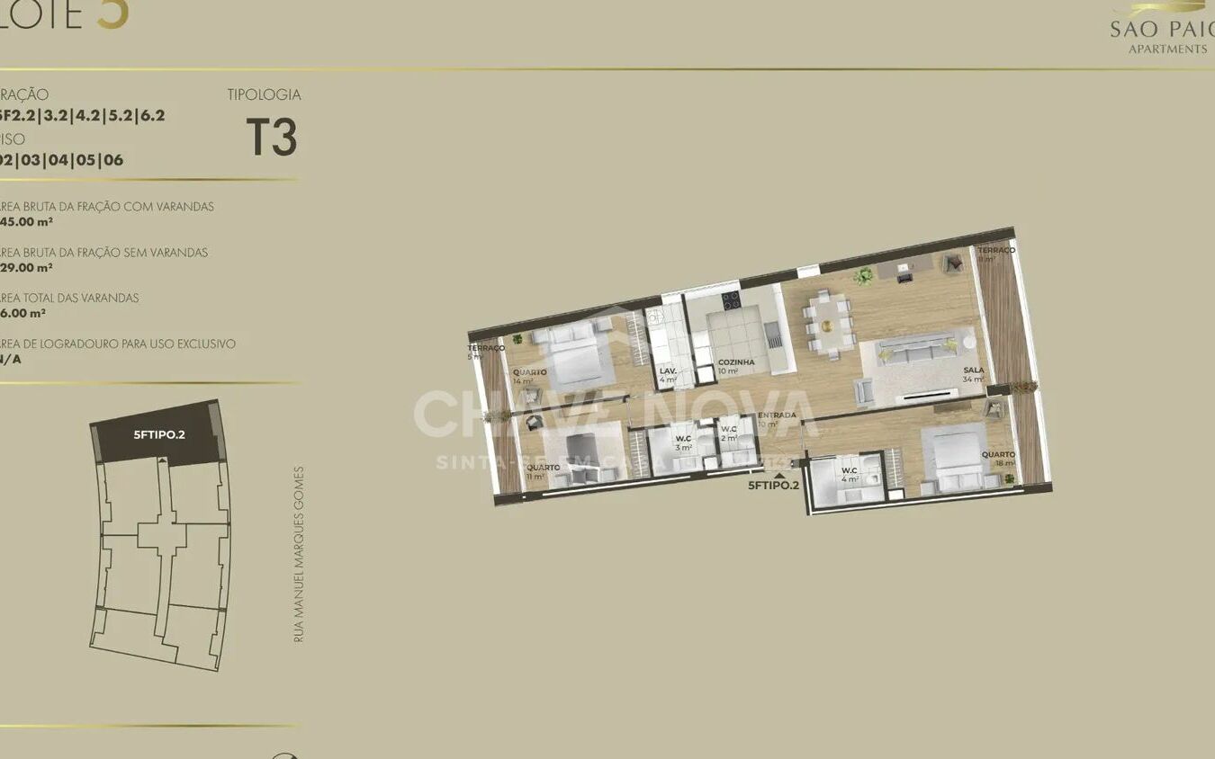 Apartamento T3 Canidelo Vila Nova de Gaia Porto GN/02390