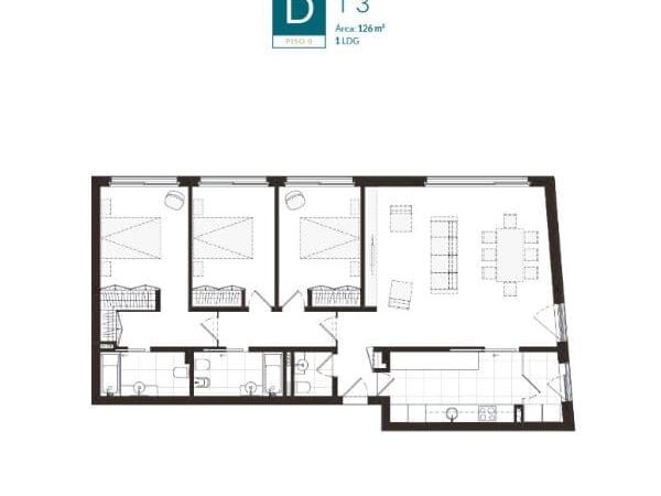 Apartamento T3 Madalena Vila Nova de Gaia Porto GN/02456