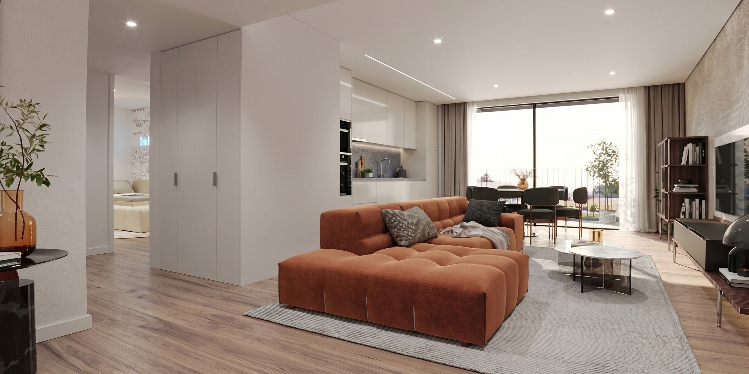 Apartamento T3 Oliveira do Douro sala