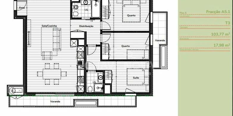 Apartamento T3 Oliveira do Douro Vila Nova de Gaia Porto GN/02491