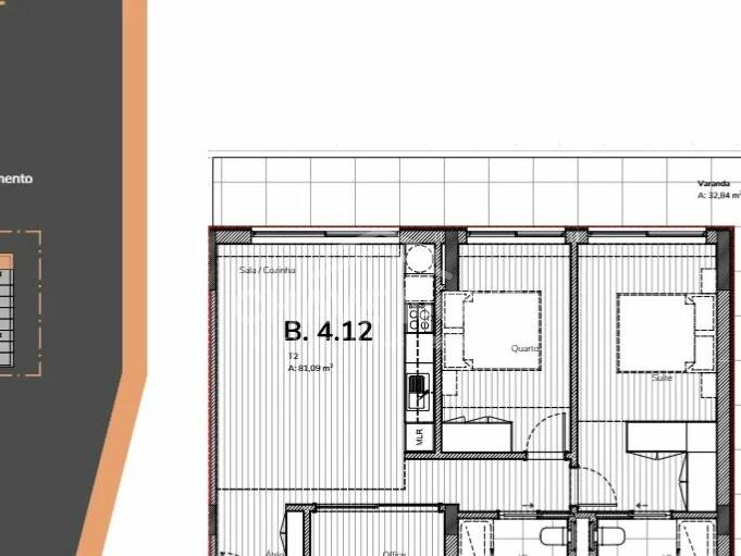 Apartamento T2+1 Mafamude Vila Nova de Gaia Porto GN/02454