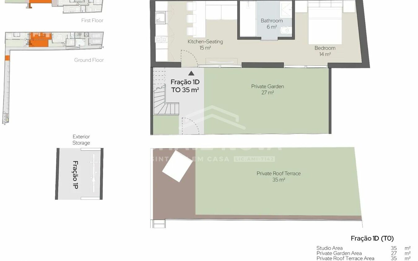 Apartamento T0 Matosinhos Porto GN/02503